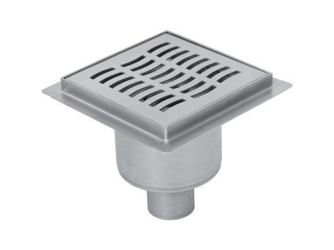 Wpust podłogowy Kesmet 100x100KDF_m dolny