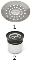 Wpust KSD 150/110 pokrywa perforowana