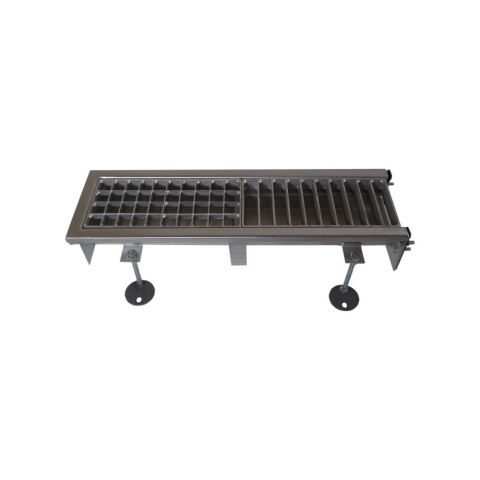 Odwodnienie Liniowe Odpływ nierdz. AISI 304, S200 L=1,0 m, KSD110