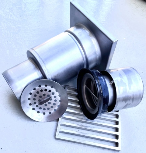 Wpust KSD 150/075 pokrywa drabinowa