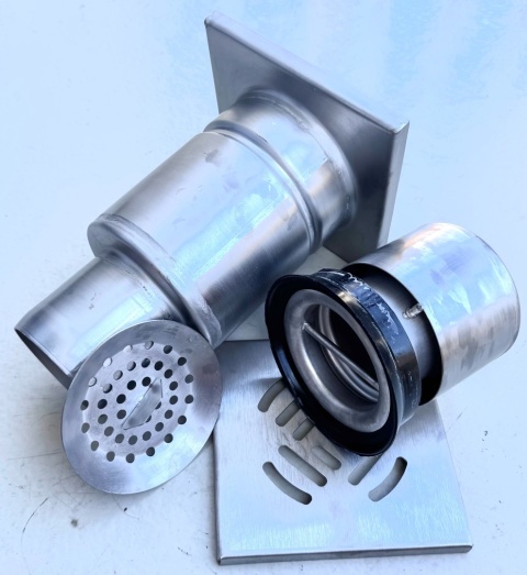 Wpust KSD 150/075 pokrywa perforowana
